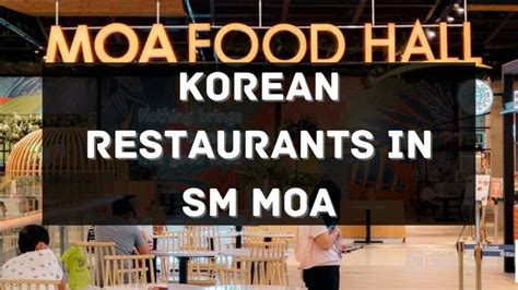 korean restaurant in moa